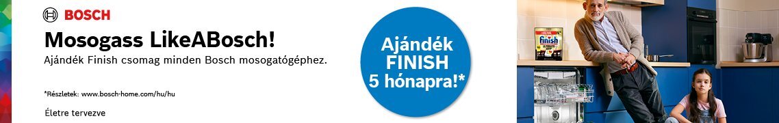 Ajándék Finish kapszula Bosch mosogatógépekhez! Ajándék Finish kapszula Bosch mosogatógépekhez!