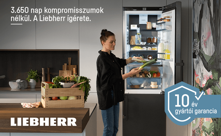 10 év Liebherr garancia /regisztrációhoz kötött/ 10 év Liebherr garancia /regisztrációhoz kötött/
