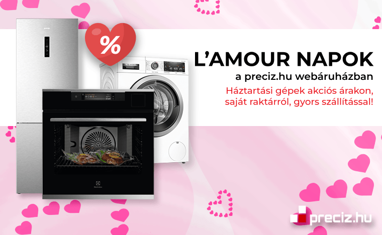 L'amour napok ősz beépíthető főzőlap! L'amour napok ősz beépíthető főzőlap!