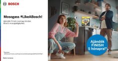 Bosch mosogatógépek akár 5 hónapra elegendő ajándék mosógatókapszulával