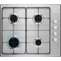 Electrolux KGS6404SX beépíthető gázfőzőlap, 60cm, oldalgombos vezérlés, szikragyújtás, zománcozott edénytartók