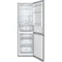 Gorenje NRK6192AS4 alulfagyasztós kombinált hűtőszekrény, szürke, nofrost, 186 cm, 207/97 l, multiflow, fastfreeze, freshzone, crispzone