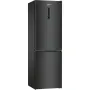 Gorenje NRK619EABXL4 alulfagyasztós kombinált hűtőszekrény, fekete, nofrost, 185 cm, 204/96 l, multiflow