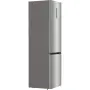 Gorenje NRK6202AXL4 alulfagyasztós kombinált hűtőszekrény, ezüst metál, nofrost, 200 cm, 235/96 l, ionair + multiflow