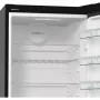 Gorenje R619EABK6 hűtőszekrény, fekete, 185 cm, 398 l, adapttech, freshzone, crispzone, digitális kijelző az ajtón