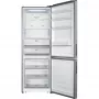 Gorenje NRK720EAXL4 alulfagyasztós kombinált hűtőszekrény, inox, nofrost, extra 70 cm széles, 345/150 l, led-kijelző az ajtón, multiflow, crispzone