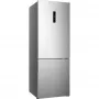 Gorenje NRK720EAXL4 alulfagyasztós kombinált hűtőszekrény, inox, nofrost, extra 70 cm széles, 345/150 l, led-kijelző az ajtón, multiflow, crispzone