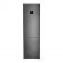 Liebherr CNbdc 5733 alulfagyasztós kombinált hűtőszekrény,fekete, 201,5cm, nofrost, duocooling, érintővezérlés, easytwist-ice, easyfresh, freshair szűrő, led