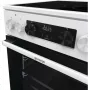 Gorenje GECS5C70WA elektromos tűzhely, 50 cm, gőzfunkcióval, fehér, katalitikus tisztítás, airfry, teleszkópos sütősín, időzítő