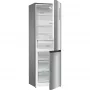 Gorenje N6A2XL4 alulfagyasztós kombinált hűtőszekrény, inoxlook, nofrost, 185 cm, 204/96 l, multiflow, adapttech, fastfreeze, crispzone
