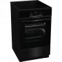 Gorenje GEIT5C60BPG indukciós tűzhely, 50 cm, 70 l, fekete, 4 indukciós zóna, aquaclean, bridgezone, powerboost, teleszkópos sütősín