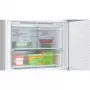 Bosch KGN86AIDR alulfagyasztós kombinált hűtőszekrény, szálcsiszolt acél (ujjlenyomat-mentes), 86 cm széles, nofrost, vitafresh, 186 cm, 479/152 l