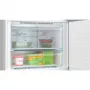 Bosch KGN86VIEA alulfagyasztós kombinált hűtőszekrény, szálcsiszolt acél (ujjlenyomat-mentes), 86 cm széles, nofrost, vitafresh, 186 cm, 479/152 l