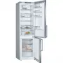 Bosch KGE398IBP alulfagyasztós kombinált hűtőszekrény, szálcsiszolt acél (ujjlenyomat-mentes), 201 cm, 249/94 l, lowfrost, vitafresh, easyaccess polc