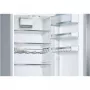 Bosch KGE398IBP alulfagyasztós kombinált hűtőszekrény, szálcsiszolt acél (ujjlenyomat-mentes), 201 cm, 249/94 l, lowfrost, vitafresh, easyaccess polc