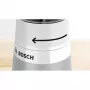 Bosch MMB2111T turmixgép, ezüst-fehér kivitel, proedge inox penge, 0,6 l-es togo palack, 40 000-es fordulat/perc, 450 w