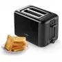 Bosch TAT3P423 kenyérpirító, designline, fekete, fokozatmentes teljesítményszabályzó, kiolvasztás, melegítés, 970 w