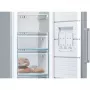 Bosch GSN36VIFP fagyasztószekrény, szálcsiszolt acél, 186 cm, 242 l, 4 fiók+variozone polcok, nofrost, 2 db bigbox fiók
