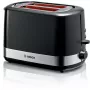 Bosch TAT6A513 kenyérpirító, fekete, fokozatmentes teljesítményszabályzó, kiolvasztás, melegítés, 800 w