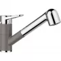 Blanco WEGA-S II Silgranit mosogató csaptelep, kihúzható zuhanyfejjel, kétállású zuhany funkció, felső karos /vulkánszürke/