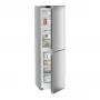 Liebherr CNsfd 5704 alulfagyasztós kombinált hűtőszekrény, ezüst, 201,5 cm, nofrost, duocooling, érintővezérlés, easyfresh, freshair szűrő, led