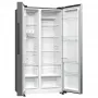 Gorenje NRR9185EAXL side-by-side hűtőszekrény, inox, nofrost, inverteres, multiflow, twistice jégtálca, 178,6 cm, 358/192 l