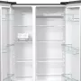 Gorenje NRR9185EAXL side-by-side hűtőszekrény, inox, nofrost, inverteres, multiflow, twistice jégtálca, 178,6 cm, 358/192 l