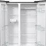 Gorenje NRR9185EABXL side-by-side hűtőszekrény, fekete, nofrost, inverteres, multiflow, twistice jégtálca, 178,6 cm, 358/192 l