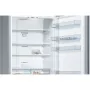 Bosch KGN49XLEA alulfagyasztós kombinált hűtőszekrény, szálcsiszolt acél (ujjlenyomat-mentes), 203 cm, 70 cm széles, 330/108 l, nofrost, vitafresh