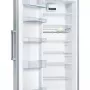 Bosch KSV33VLEP hűtőszekrény, szálcsiszolt acél (ujjlenyomat-mentes), 176 cm, 324 l, fagyasztórekesz nélkül, vitafresh, led