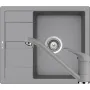 Schock Ronda D-100 gránit mosogató + Cosmo csaptelep szett (Croma), 45 cm-es szekrénybe építhető, cristalite mosogatótálca