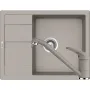 Schock Ronda D-100L gránit mosogató + Cosmo csaptelep szett (Concrete), 50 cm-es szekrénybe építhető, cristalite mosogatótálca