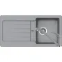 Schock Typos D-100S gránit mosogató + Cosmo csaptelep szett (Croma), 45 cm-es szekrénybe építhető, cristalite mosogatótálca
