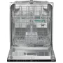 Gorenje GV642E90 beépíthető mosogatógép, 60 cm, 13 teríték, 6 program, higiénia program, üvegprogram, 47 db(a)