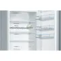 Bosch KGN392LDC alulfagyasztós kombinált hűtőszekrény, szálcsiszolt acél színű, 203 cm, 279/89 l, nofrost, vitafresh, multi airflow, 60 cm széles