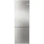 Bosch KGN492IDF alulfagyasztós kombinált hűtőszekrény, szálcsiszolt acél (ujjlenyomat-mentes), 203 cm, 70 cm széles, 311/129 l, nofrost, vitafresh