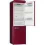 Gorenje ONRK619DR Old Timer alulfagyasztós kombinált hűtőszekrény, bordó, nofrost, 194 cm, 204/96 l, multiflow, fastfreeze, freshzone