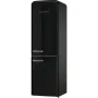 Gorenje ONRK619DBK Old Timer alulfagyasztós kombinált hűtőszekrény, fekete, nofrost, 194 cm, 204/96 l, multiflow, fastfreeze, freshzone