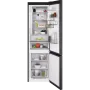 AEG ORC8M361EL kombinált hűtőszekrény, fekete, nofrost, 201 cm, 266/101 l, cooling 360°, dualcontrol, gyorshűtés, gyorsfagyasztás