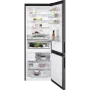 AEG ORC6M481EL kombinált hűtőszekrény, fekete, nofrost, 192 cm, 70 cm széles, 344/137 l, multiflow, dualcontrol, gyorshűtés