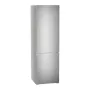 Liebherr KGNsd 57Vc03  alulfagyasztós kombinált hűtőszekrény, ezüst, 201,5 cm, nofrost, duocooling, érintővezérlés, powercooling, easyfresh, led