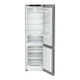 Liebherr KGNsf 57Vd03 alulfagyasztós kombinált hűtőszekrény, ezüst, 201,5 cm, nofrost, duocooling, érintővezérlés, powercooling, easyfresh, led