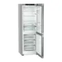 Liebherr KGNsf 52Vd03 alulfagyasztós kombinált hűtőszekrény, ezüst, 185,5 cm, nofrost, duocooling, érintővezérlés, powercooling, easyfresh, led
