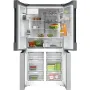 Bosch KFD96APEA MultiDoor hűtőszekrény, szálcsiszolt acél (ujjlenyomat-mentes), nofrost, vitafresh, jég- és vízadagoló, 183 cm, 375/199 l