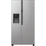 Gorenje NRR9185ESXL side-by-side hűtőszekrény, inox, nofrost, inverteres, multiflow, jégkockakészítő, gyorsfagyasztás, 178,6 cm, 376/190 l