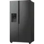 Gorenje NRR9185ESBXL  side-by-side hűtőszekrény, fekete, nofrost, inverteres, multiflow, jégkockakészítő, gyorsfagyasztás, 178,6 cm, 376/190 l