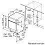 SPI2HKS42E Beépítési méretrajz