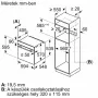 HBA534EB3 Beépítési méretrajz