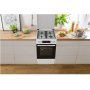 Gorenje GKS5C72WF kombinált tűzhely, fehér, 50 cm, extrasteam gőzfunkció, airfry, teleszkópos sütősín, aquaclean, forgónyárs, fém tető