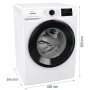 Gorenje W2PNEI94A1SWIFI elöltöltős mosógép, 9 kg, 1400 f/p., gőzprogramok, wifi, gyűrődésgátló funkció, inverter motor, waveactive dob